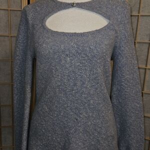 Cozy Blue Knit Sweater